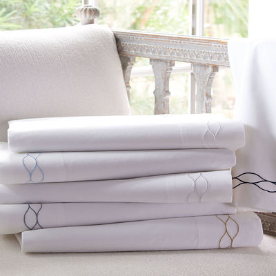 90gm Set letto ricamato in microfibra 3pcs e 4pcs per la stanza dei bambini ricamo incluso