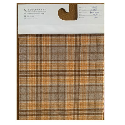 Abito abito tessuto di lusso e lusso lana di poliestere miscelato tweed con grande plaid