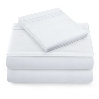 La biancheria da letto più economica 200TC 100% poliestere microfibra tre linee ricamo set da Xinpai