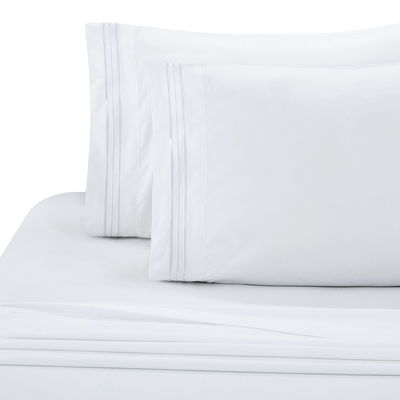 La biancheria da letto più economica 200TC 100% poliestere microfibra tre linee ricamo set da Xinpai