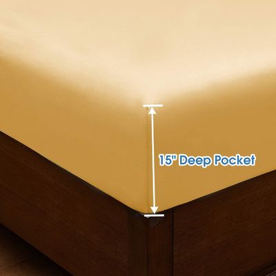 NO riempimento cuscinetti ricamati lussuosi per la camera da letto extra morbido spazzolato microfibra rughe sbiadire libero