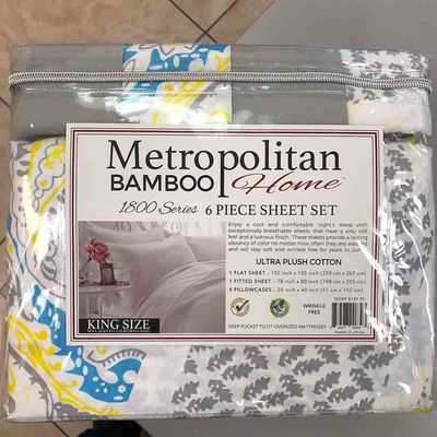 Buone lenzuola da letto in microfibra da 6 pezzi set 80gm 100% poliestere per NO riempimento e imballaggio