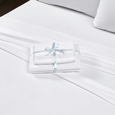 Super Soft 200TC Microfiber Embroidery Sheets Set per tasche profonde e resistenza al decolorazione