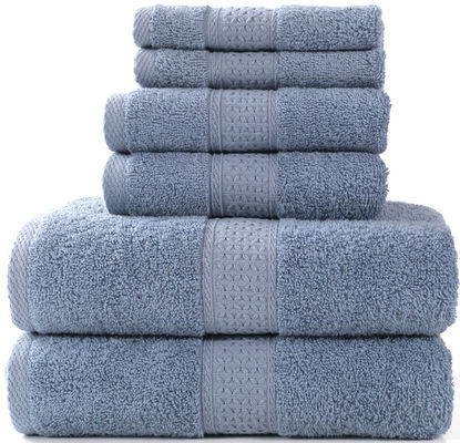Asserventi di cotone a maglia molto assorbiti e morbidi 3 pezzi per il bagno