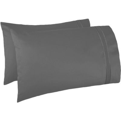 4pcs Tre righe ricamo Hotel comodino lenzuola da letto 100% poliestere