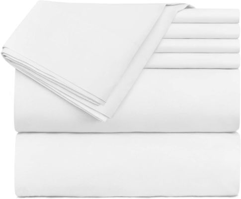 40 tessuti contano solido più recente lenzuola spazzolato microfibra bambù biancheria da letto set 6pcs per la camera da letto