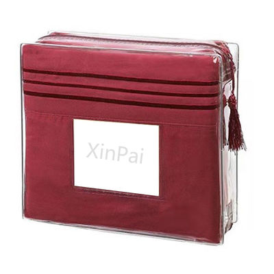 XINPAI Microfibra Tre righe ricamo Massaggio lenzuola da letto Set per lenzuola piatta