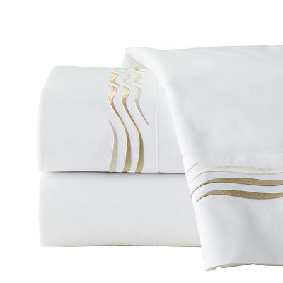 Home Set di lenzuola ricamata Set di biancheria da letto in standard nazionali Grado di resistenza al colore
