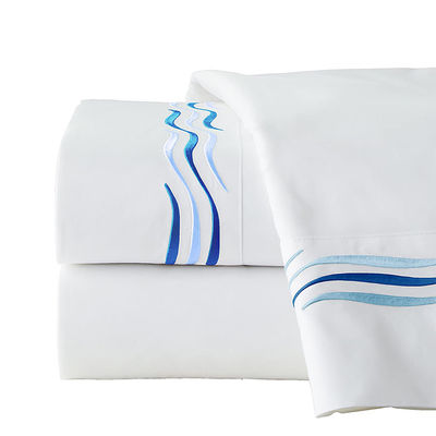 Home Set di lenzuola ricamata Set di biancheria da letto in standard nazionali Grado di resistenza al colore