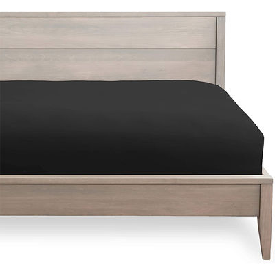 Ultra Soft Deep Pocket Fitted Bottom Sheet Room Space Camera da letto Densità di tessuto 133 * 60