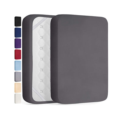 Ultra Soft Deep Pocket Fitted Bottom Sheet Room Space Camera da letto Densità di tessuto 133 * 60