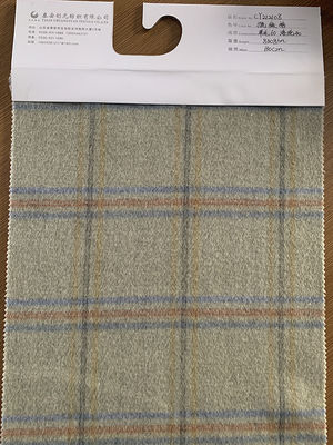 Abito abito tessuto di lusso e lusso lana di poliestere miscelato tweed con grande plaid