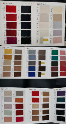 Fabbricazione su misura di filati a cicli colorati tessuti lana cotone poliestere tessuto miscelato per abito