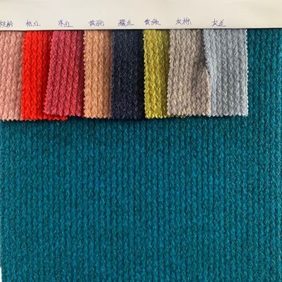 Tessuto di lana morbida personalizzato 50% poliestere 50% cappotto per l'autunno-inverno