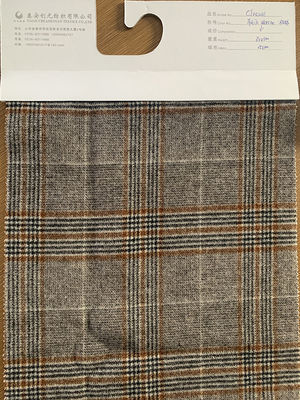 Tessuto di lana morbida personalizzato 50% poliestere 50% cappotto per l'autunno-inverno