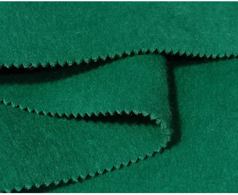 Cappotti invernali personalizzati Tessuto di velluto 90% lana 10% alpaca Super morbido unilaterale spazzolato