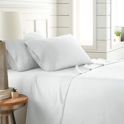 Lussureggianti biancheria da letto in microfibra da 4 pezzi in stile europeo e americano