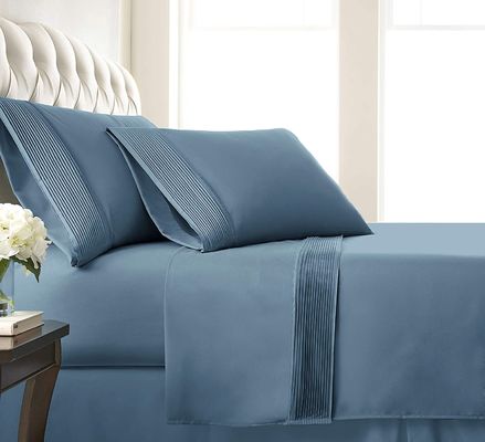 Trasforma la tua camera da letto con il set di lenzuola in microfibra piatta 133 * 60 densità di tessuto