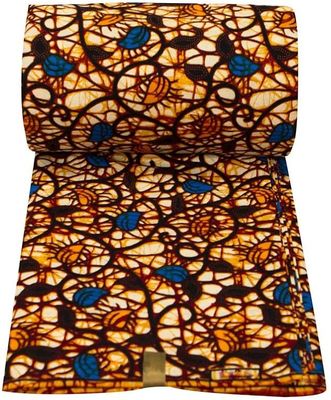 Tessuto a maglia di cotone africano con cera di tessuto stampato con peso medio e modello di cera