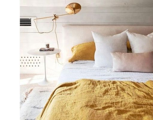 Lenzuola di lino lavata pura Set di biancheria da letto di lino europea personalizzabile e può essere personalizzato