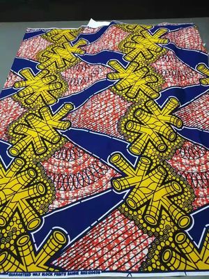 135gm Tessuto di cera reale Stampe di cera africana Resistente all'acqua e per abbigliamento di moda