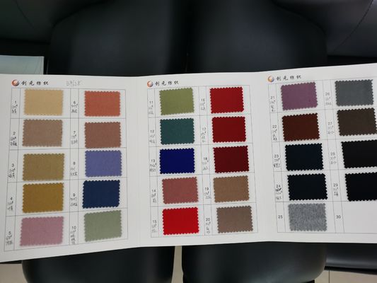 Tessuto di abbigliamento di dimensioni superiori di lana piena e magra con sensibilità morbida e disegni personalizzati