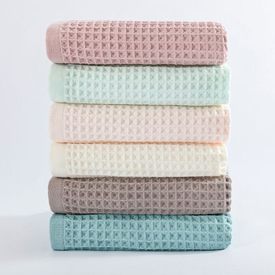 Cotton morbido Waffle Tissue Blanket 1pc quantità lavato e tinto Perfetto per il bambino