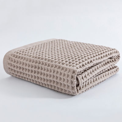 Cotton morbido Waffle Tissue Blanket 1pc quantità lavato e tinto Perfetto per il bambino