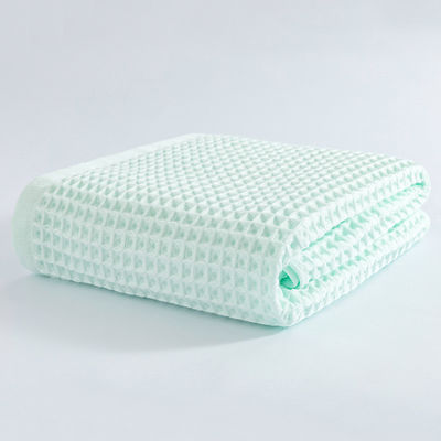 Cotton morbido Waffle Tissue Blanket 1pc quantità lavato e tinto Perfetto per il bambino