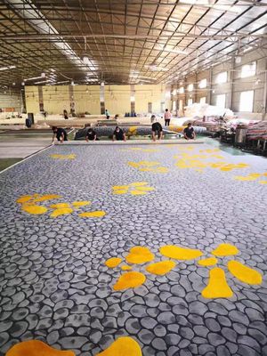 Tappeto in lana e seta di Selanda di forma personalizzata e di stagione 100% fatto a mano per il soggiorno