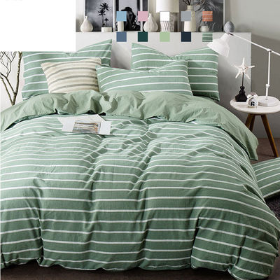 Set di lenzuola di cotone traspirante e durevole, con disegno stampato moderno per un sonno confortevole