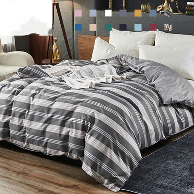 Set di lenzuola di cotone traspirante e durevole, con disegno stampato moderno per un sonno confortevole