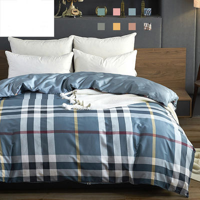 Set di lenzuola di cotone traspirante e durevole, con disegno stampato moderno per un sonno confortevole