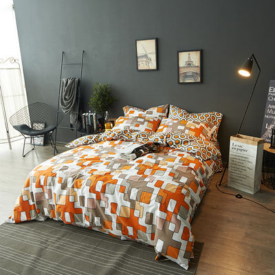Modello Tintato di Filato 100% Bambù Copertina Set Stile Moderno con Copertine da Letto