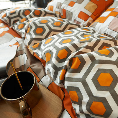 Modello Tintato di Filato 100% Bambù Copertina Set Stile Moderno con Copertine da Letto