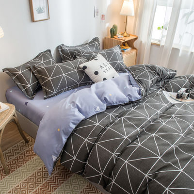 Adulto Grado A 100% Bambù Set di copriletto per letti con set di copertura per copriletto con modello di marmo