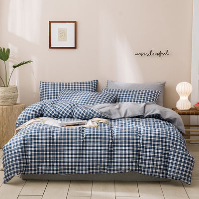 4 Pcs Modello Massello 100% Francese Puro Soft Durable Lenzuola da letto di lino Set di copertura di copriletto