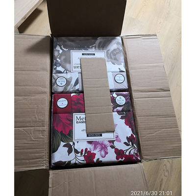 6PCS Stampa di lenzuola da letto in tessuto in microfibra, in 100% poliestere, in forma e imballaggio