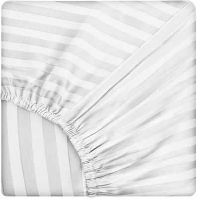 500 filettini 100% cotone lenzuola satinato tessuto Damasco a righe camera da letto essenziale