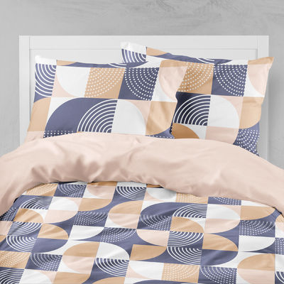 Home Tessile Carta Piatta Geometrica Stampata Copertura Letto Tela Morbida 4 Pcs Quantità