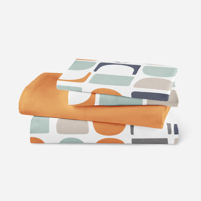 Home Tessile Carta Piatta Geometrica Stampata Copertura Letto Tela Morbida 4 Pcs Quantità