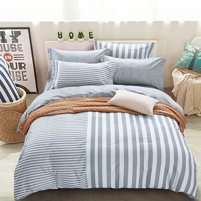 Set di biancheria da letto a strisce di filati colorati personalizzati Set di lenzuola per cuscini è personalizzato Sì