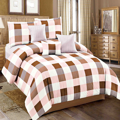 Set di biancheria da letto a strisce di filati colorati personalizzati Set di lenzuola per cuscini è personalizzato Sì