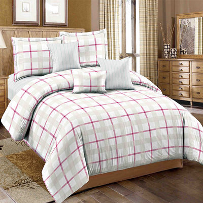 Set di biancheria da letto a strisce di filati colorati personalizzati Set di lenzuola per cuscini è personalizzato Sì