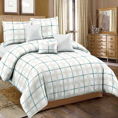Set di biancheria da letto a strisce di filati colorati personalizzati Set di lenzuola per cuscini è personalizzato Sì