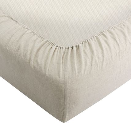 Pietra grandezza regina biancheria da letto francese lavata Set di 4 biancheria da letto 100% lino puro stile Europa