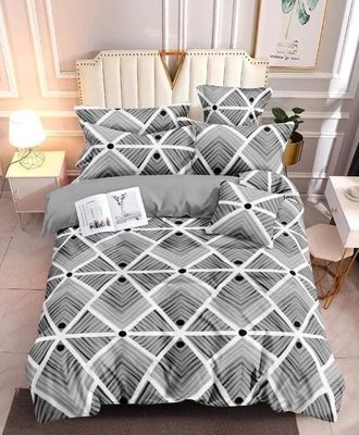 3d Gioco Manicotto Stampato Casa Letto Lenzuola Comforter Set Letto 3 Pcs in tipo di modello solido