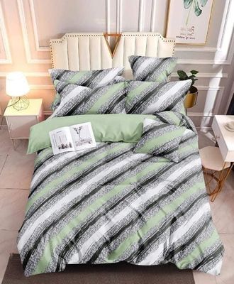 3d Gioco Manicotto Stampato Casa Letto Lenzuola Comforter Set Letto 3 Pcs in tipo di modello solido