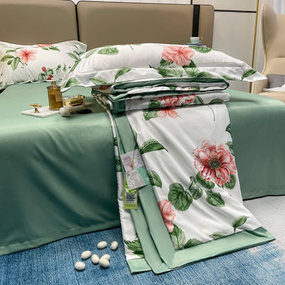 Solid Pattern 300TC Set di lenzuola di bambù di lusso per la personalizzazione e il sonno confortevole