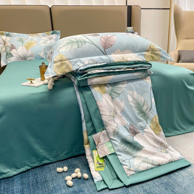Solid Pattern 300TC Set di lenzuola di bambù di lusso per la personalizzazione e il sonno confortevole
